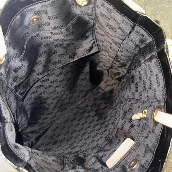 Black Michael Kors large tote bag - Picture 7 of 8